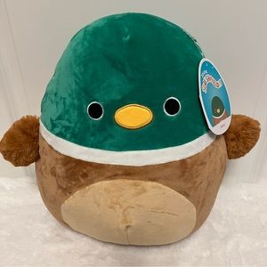 Squishmallow Avery Mallard Duck 🦆, Furry Wings, Rare HTF, 12” New